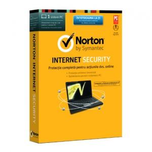 Solutie de securitate Symantec Internet Security 21 1 Utilizator, 1 An, Retail Box Ro UPGRADE  RO21298445
