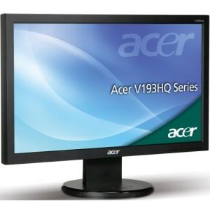 Monitor LED Acer V193HQLAOb, 18.5 inch, Wide, Negru, ET.XV3HE.A19
