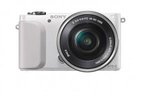 Camera foto Sony NEX-3N White + obiectiv SEL 16-50mm, rezolutie 16.1 MP, senzor Exmor APS HD CMOS