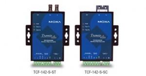Fiber Optic Converter MOXA RS-232/422/485, ST Single-mode, TCF-142-S-ST