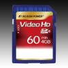 Memory ( flash cards ) SILICON POWER Class 6 Video HD NAND Flash SD Card High Capacity 4GB Class 6, Plastic