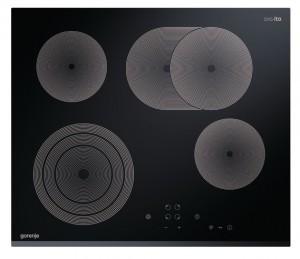 Plita incorporabila Gorenje, electrica vitroceramica, 4 zone incalzire (2 multizona), comenzi prin atingereindicator caldura reziduala, 242086