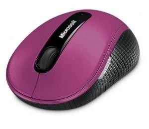 Mouse Wireless Microsoft, Mobile 4000 BlueTrack, Pink, Nano Receiver, D5D-00023
