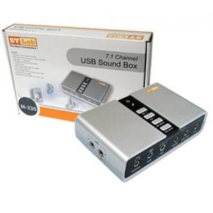 Placa de sunet ST Lab M-330 7.1 Channel USB 2.0 External Sound Box , ST M-330