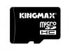 Card de Memorie Kingmax microSDHC 16GB Clasa 4 cu Adaptor, KM16GMCSDHC41A
