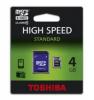 MICRO SD TOSHIBA CARD 4GB CLASS 4 CU ADAPTOR SD, SD-C04GJ