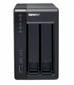 NAS Tower - 2 Bay Qnap,  2.5 Inch or 3.5,  Marvell 2.0GHz, DDR, TS-219PII-EU