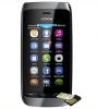 Telefon mobil Nokia Asha 308, Dual Sim, Black, 60710