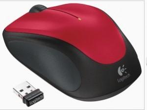 Wireless mouse Logitech M235 Red, 910-002497
