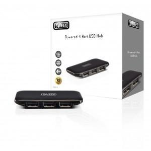Hub Sweex Powered 4 Port USB, US015