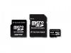 SILICON POWER NAND Flash Micro SDHC 4GB with 2 Adaptors