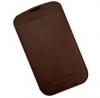 Husa galaxy s3 i9300 leather pouch chestnut