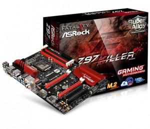 Placa de baza AsRock Fatal1ty INTEL Z97, SKT 1150, 4 x DDR3 3200+, Z97-KILLER