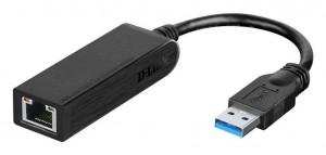 PLACA DE RETEA 10/100/1000, USB 3.0, D-LINK, DUB-1312
