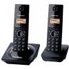 Telefon Dect twin Panasonic cu Caller ID, Negru, KX-TG1712FXB