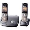 Telefon fara fir DECT Panasonic KX-TG6512FXM, 2 receptoare, Caller ID, Argintiu