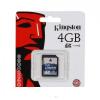 Card memorie Kingston Secure Digital HC Class4 4GB, KINGSTON SD4/4GB