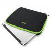 Husa notebook canyon cnr-nb11cg negru/verde, pentru
