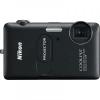 Aparat foto Nikon COOLPIX S1200pj Black, VMA880E1