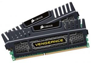 Memorie Corsair CMZ16GX3M2A1600C9, DDR3 dual channel  kit 16 GB (2 x 8 GB)  1600 MHz  9-9-9-24  radiator Vengeance  revizia A  1.5V
