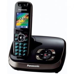 Telefon DECT Panasonic robot telefonic, CID, agenda 50 numere, display color 2 inch KX-TG8521FXB