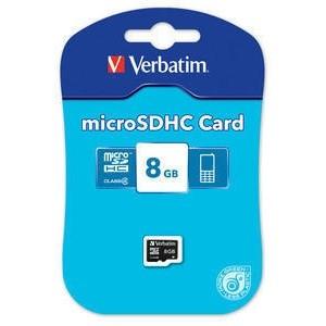 Verbatim - Card microSDHC 8GB (Clasa 4)