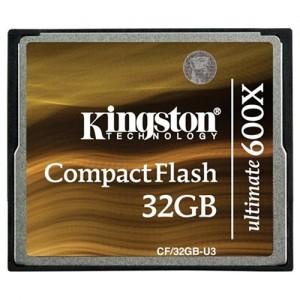 Card memorie Kingston Compact Flash Ultimate 32GB 600x, CF/32GB-U3