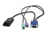 HP PS/2 adapter, Allows connection to CAT5 Server Console Switch KVM or IP Console, 396632-001