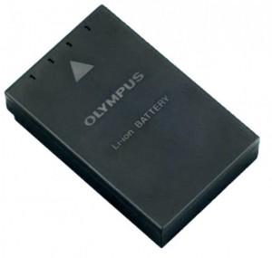 Kit accesorii pentru camere foto Olympus E-4XX/E-6XX, contine acumulator original BLS-1 si geanta aparat foto