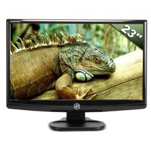 Monitor LCD Acer eMachines E230Hb 23 inch Wide, Full HD, Negru, ET.VE0HE.001