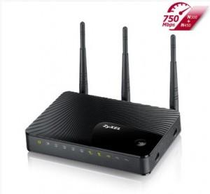 Router Dual Band ZyXEL NBG-5615 wireless Gigabit Ethernet 802.11n up to 450Mbps, NBG5615-EU0101F