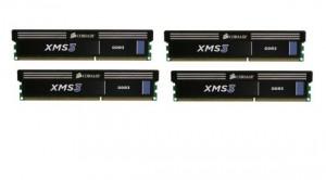 Memorie Corsair DDR3 dual channel  kit 32 GB (4 x 8 GB)  1333 MHz CMX32GX3M4A1333C9, D3CT32XA13C9
