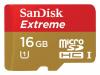 Card memorie SanDisk ExtremePlus MicroSDHC 16GB CLS10 UHS-I 80MB/s + adaptor SD, SDSDQX-016G-U46A
