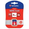 Card memorie verbatim sd 4gb 44017,