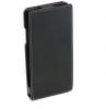 Husa CASEIT, piele eco, tip "Flip", deschidere verticala, Negru, compatibila cu Sony Xperia S, CSIESBK