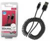 Micro usb charging cable speedlink pecos spiral (black),