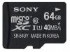 Card de memorie Micro SD Sony  64GB  Cu Adaptor  Clasa 10  Sr64Uya
