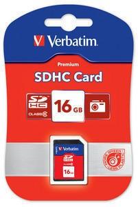 Card memorie Verbatim SDHC 16GB, Class 6, 44021