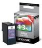 Lexmark N43XL 18YX143E, Ink Jet Color, 18YX143E