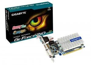 Placa video Gigabyte N210SL-1GI PCIE 2.0 1GB DDR3 GeForce 210 64 BIT ATX HDMI DVI D-SUB, N210SL-1GI