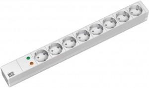 Prelungitor Bachmann PDU 19 inch, 1u, 8 prize schuko, impamantare, cablu alimentare 2m,  333.404