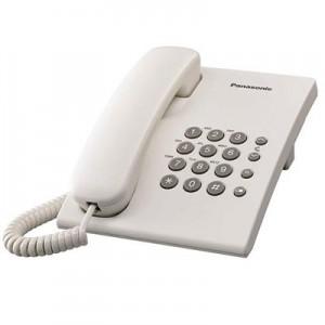 Telefon analogic Panasonic KX-TS500RMW, Alb