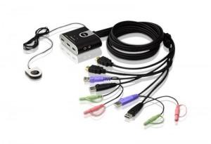 Aten 2-Port USB HD Audio/Video KVM Switch CS692-AT