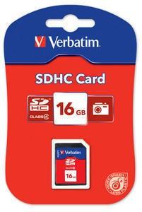Card memorie Verbatim SDHC 16GB, Class 4, 44020