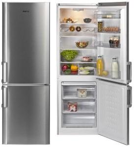 Combina frigorifica Beko, 340 L, 1 compresor, clasa A+, inox, Beko DBK 346X+