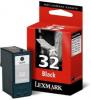Lexmark ink 32 black print cartridge - 018cx032e,