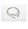 Patch cord category 6 screened pvc light grey boot 3m