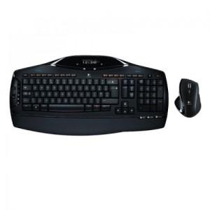 Tastatura Cordless desktop MX5500 REVOLUTION cu ecran LCD integrat si Mouse Laser, 920-000459