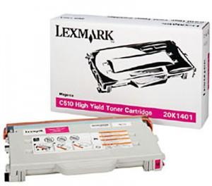 Toner Cartridge Lexmark C510 Magenta High Yield (6.6K), 20K1401