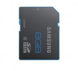CARD SDHC 8GB CLASS 4 SAMSUNG, MB-SS8GB/EU